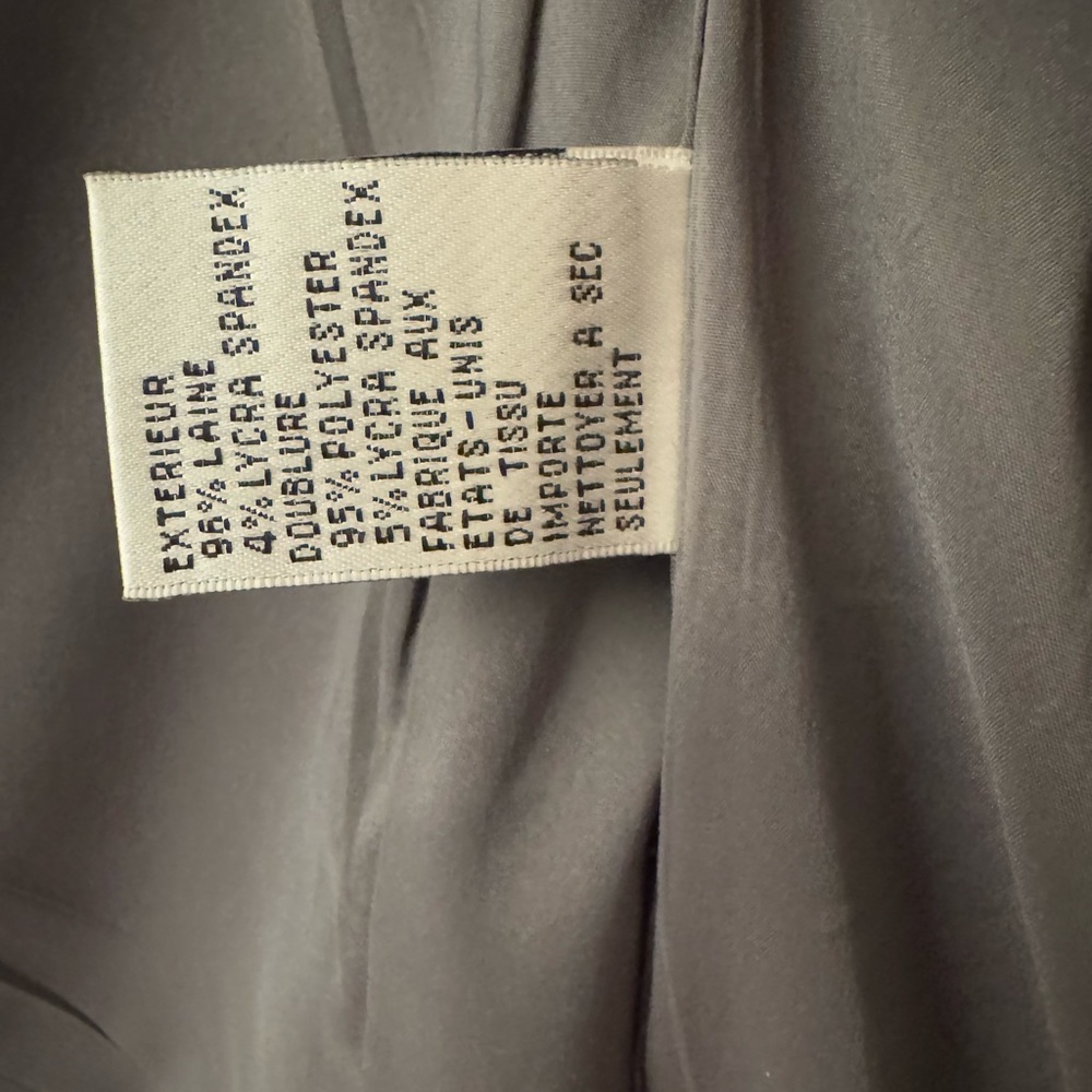 Talbots Gray Women's Blazer Size 2 Petite - Picture 7 of 8